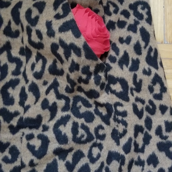 mini skirt with 2 pockets and zipper animal print - Picture 6 of 6